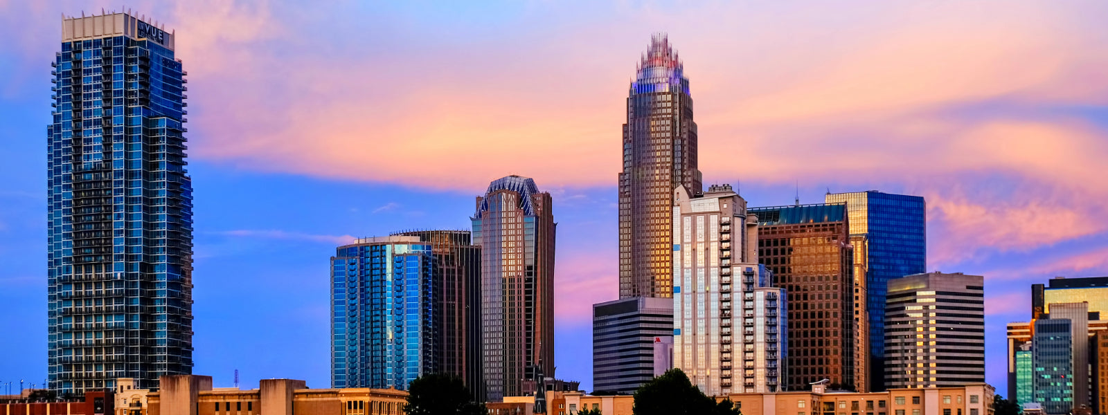 Charlotte Skyline in North Carolina